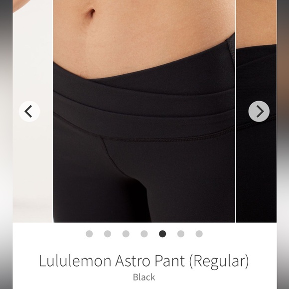 Lululemon Astro Pant Black Size 10 - Picture 3 of 10